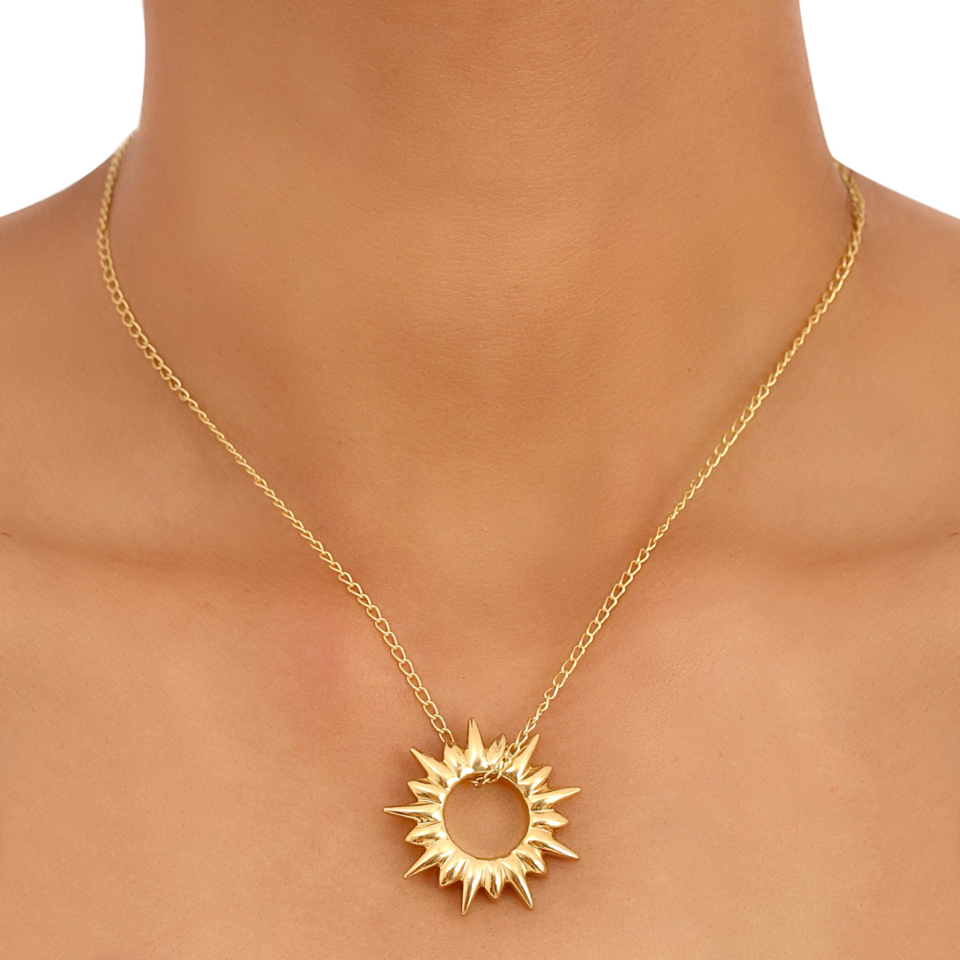 Handmade Abundance Sun Necklace
