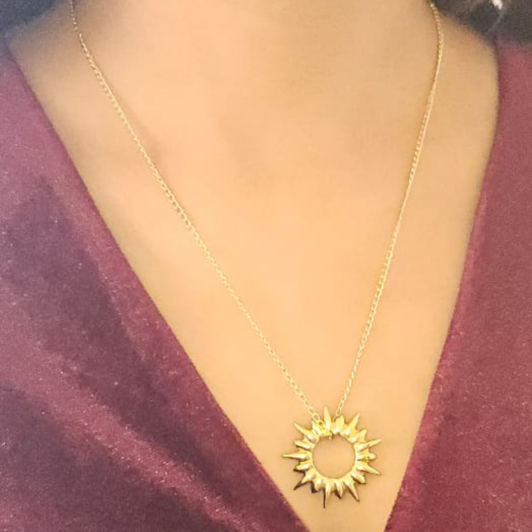 Handmade Abundance Sun Necklace