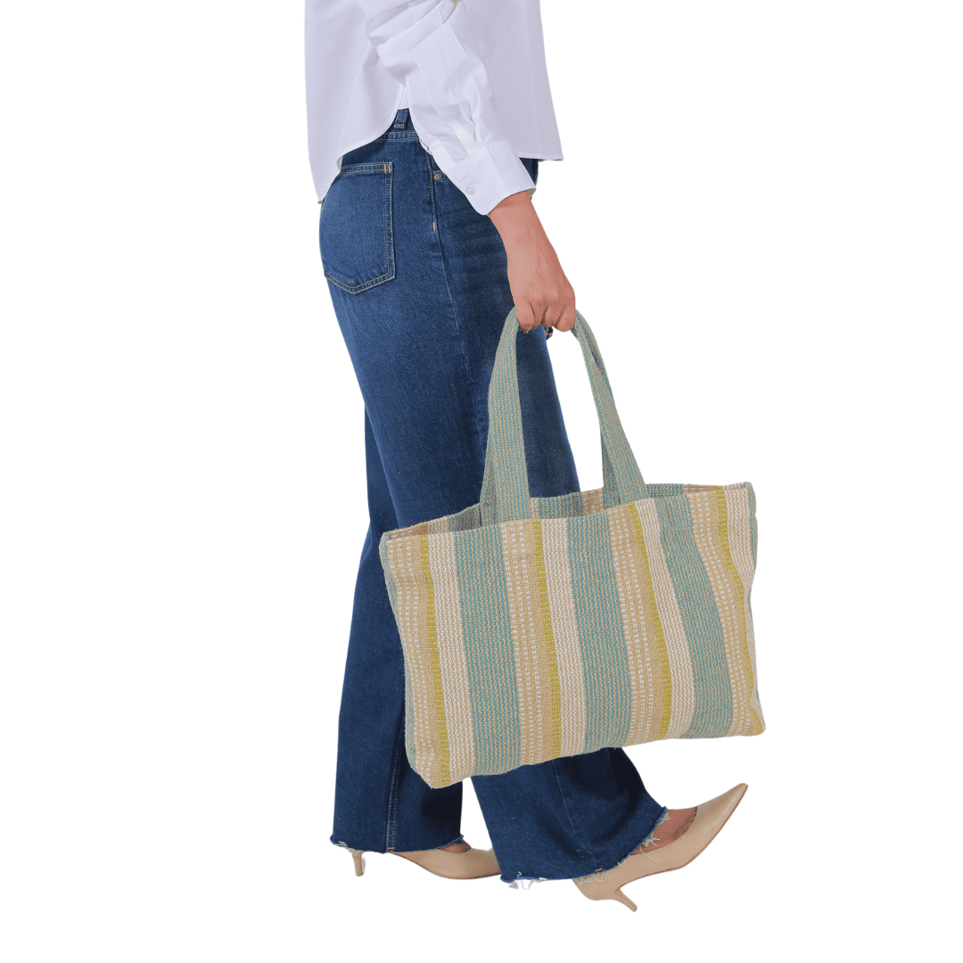 Minty Oversize Tote Bag