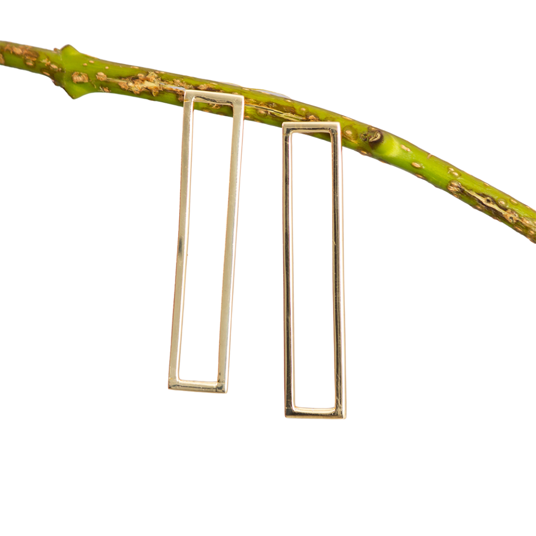 Handmade Box Earrings