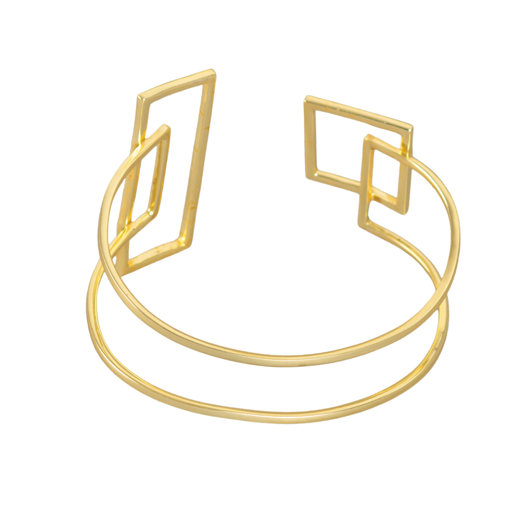 Handmade Boxed in Brass Cuff