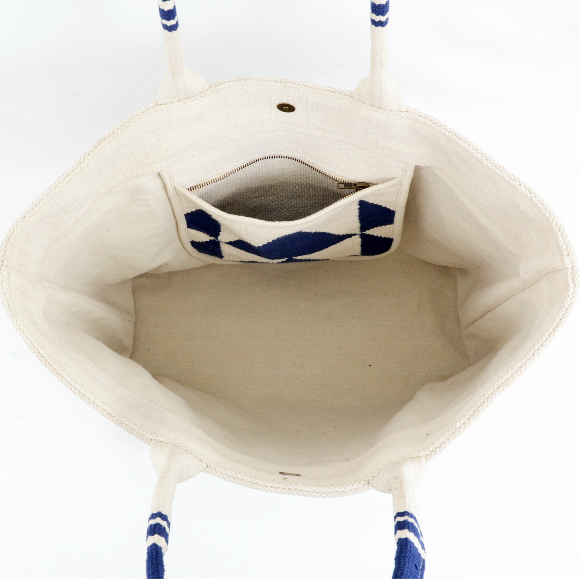 Lina Maxi Tote Bag- Blue