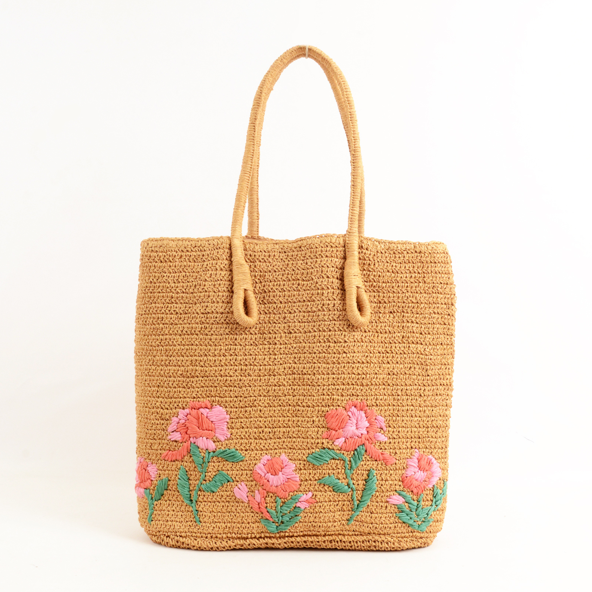 Blooming Elegance Crochet Tote