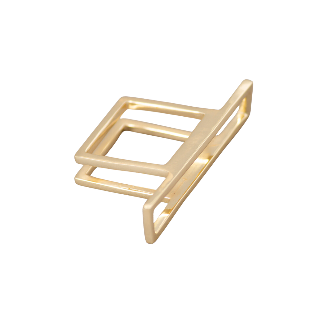Handmade Boxed In Brass Ring - One Size Fits All