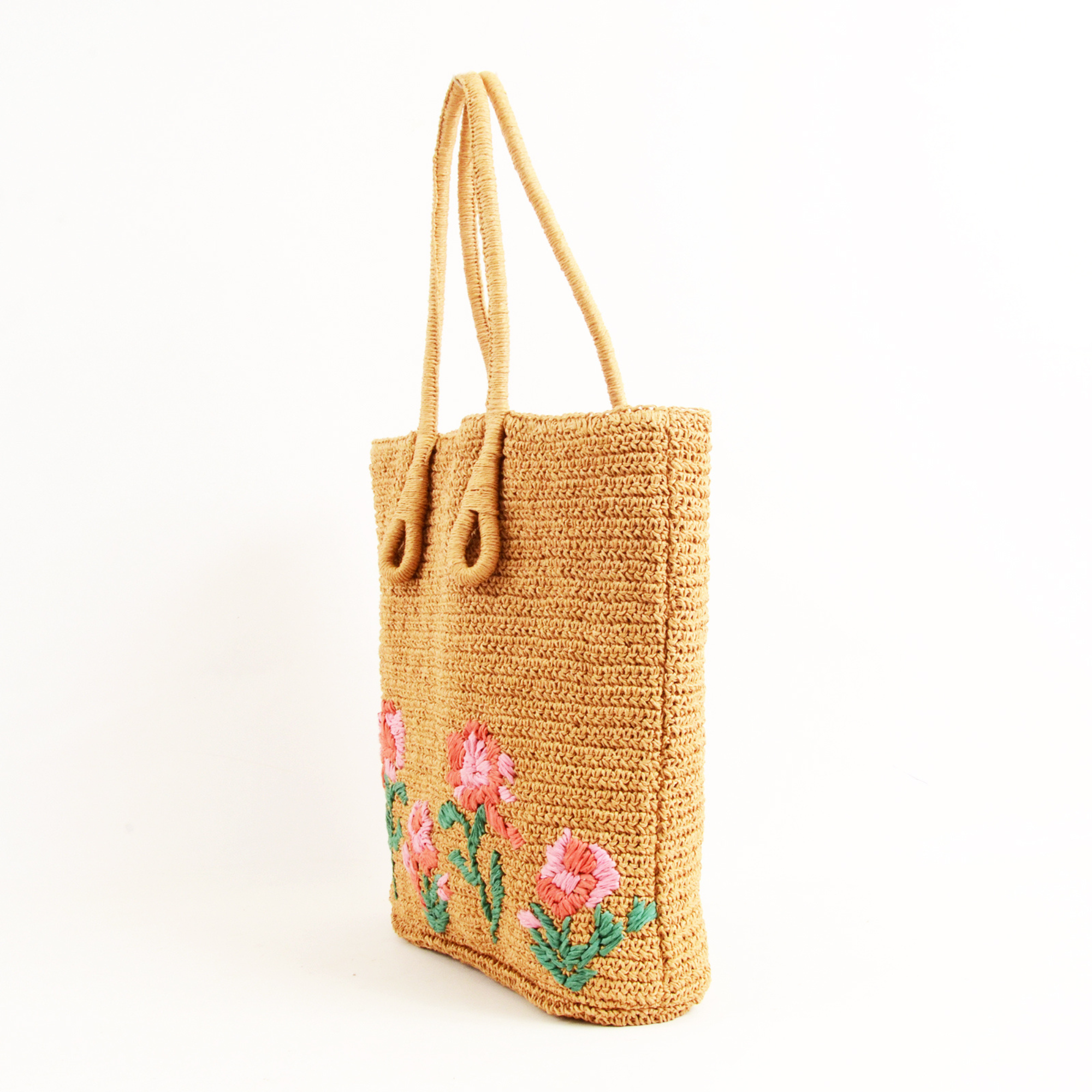 Blooming Elegance Crochet Tote