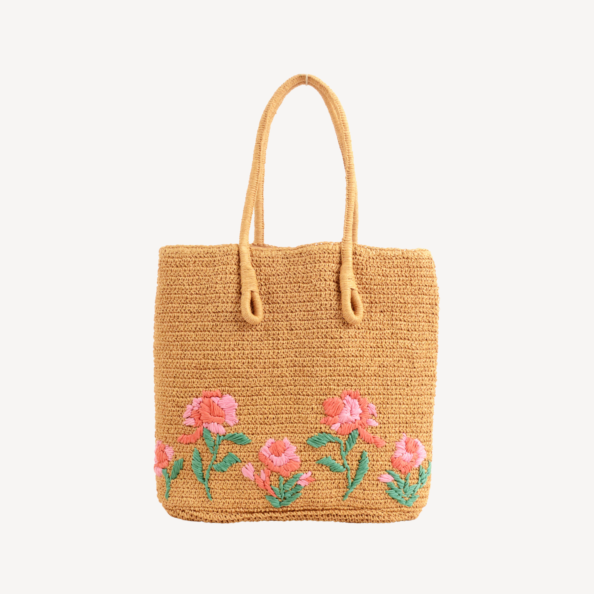 Blooming Elegance Crochet Tote
