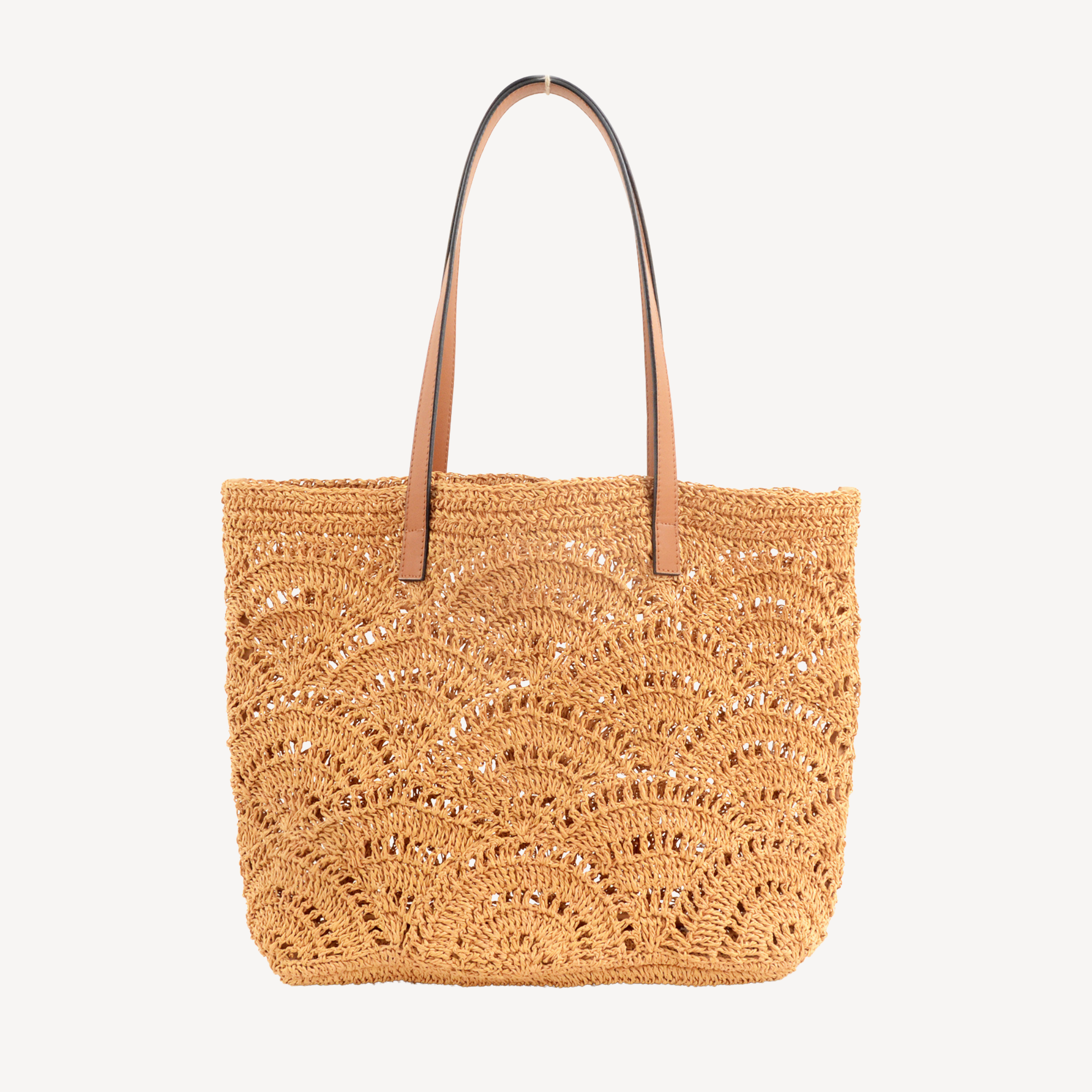 The Eco-Chic Raffia Tote Bag