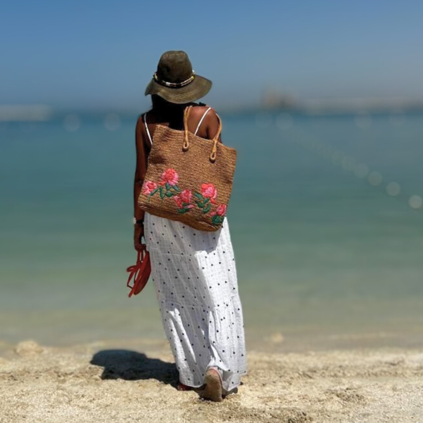 Blooming Elegance Crochet Tote