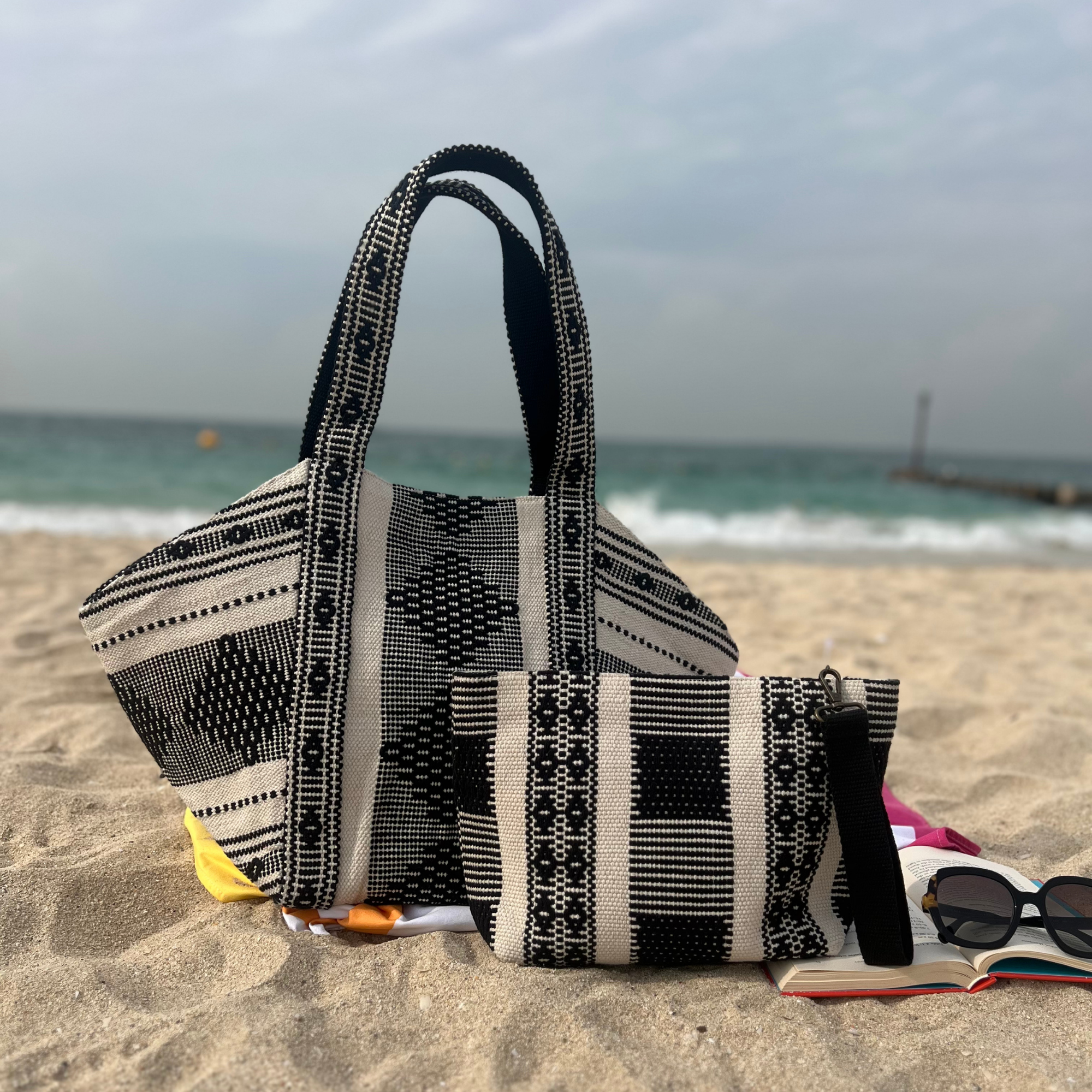 Safa Tote & Clutch Set