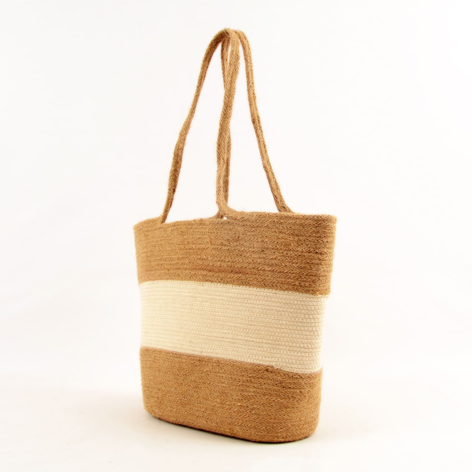 Noori Jute & Cotton Beach Tote