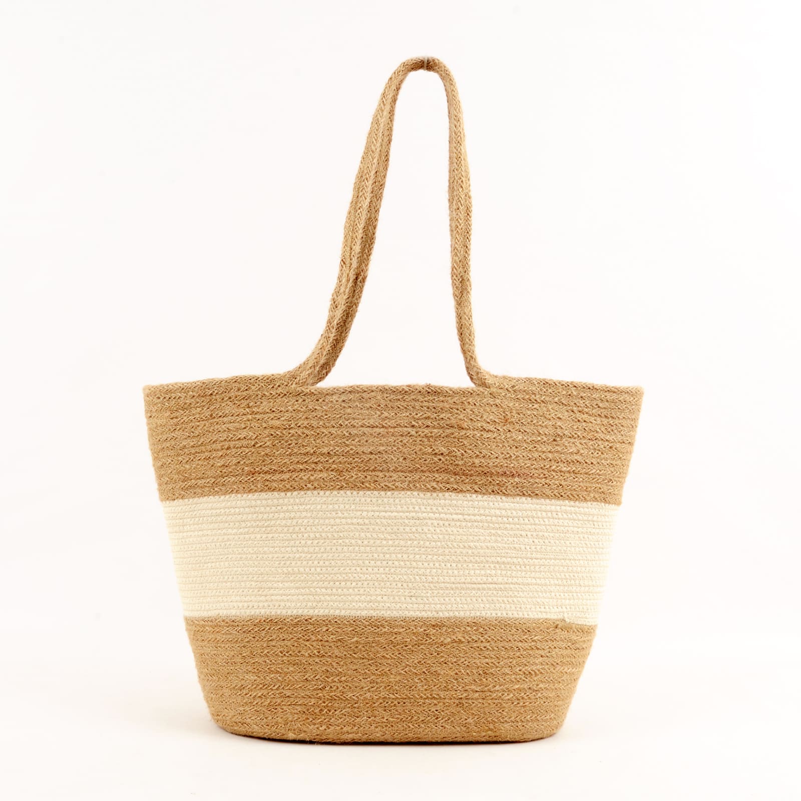 Noori Jute & Cotton Beach Tote