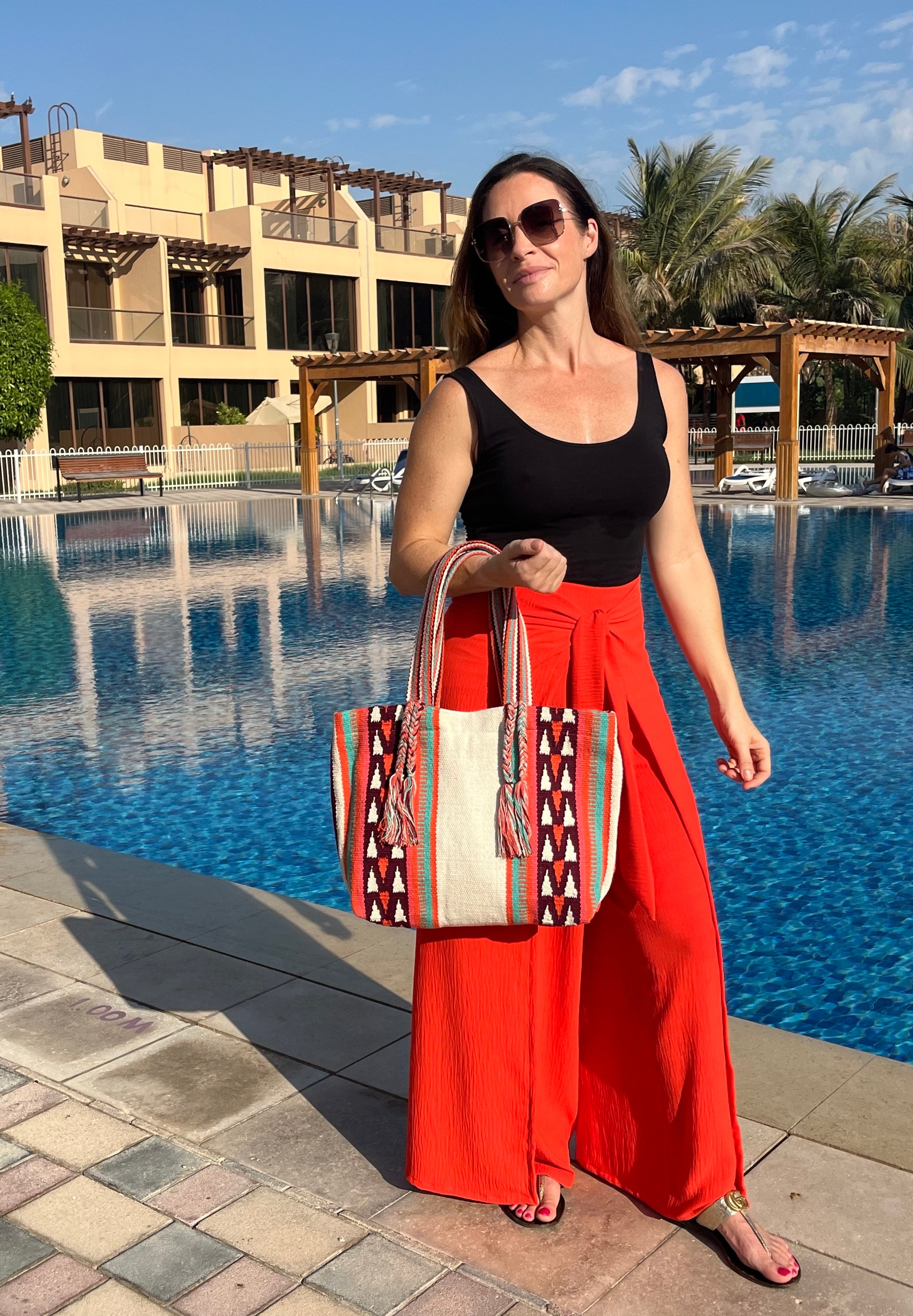 Kat + Em Pants & Palm Paradise Bag