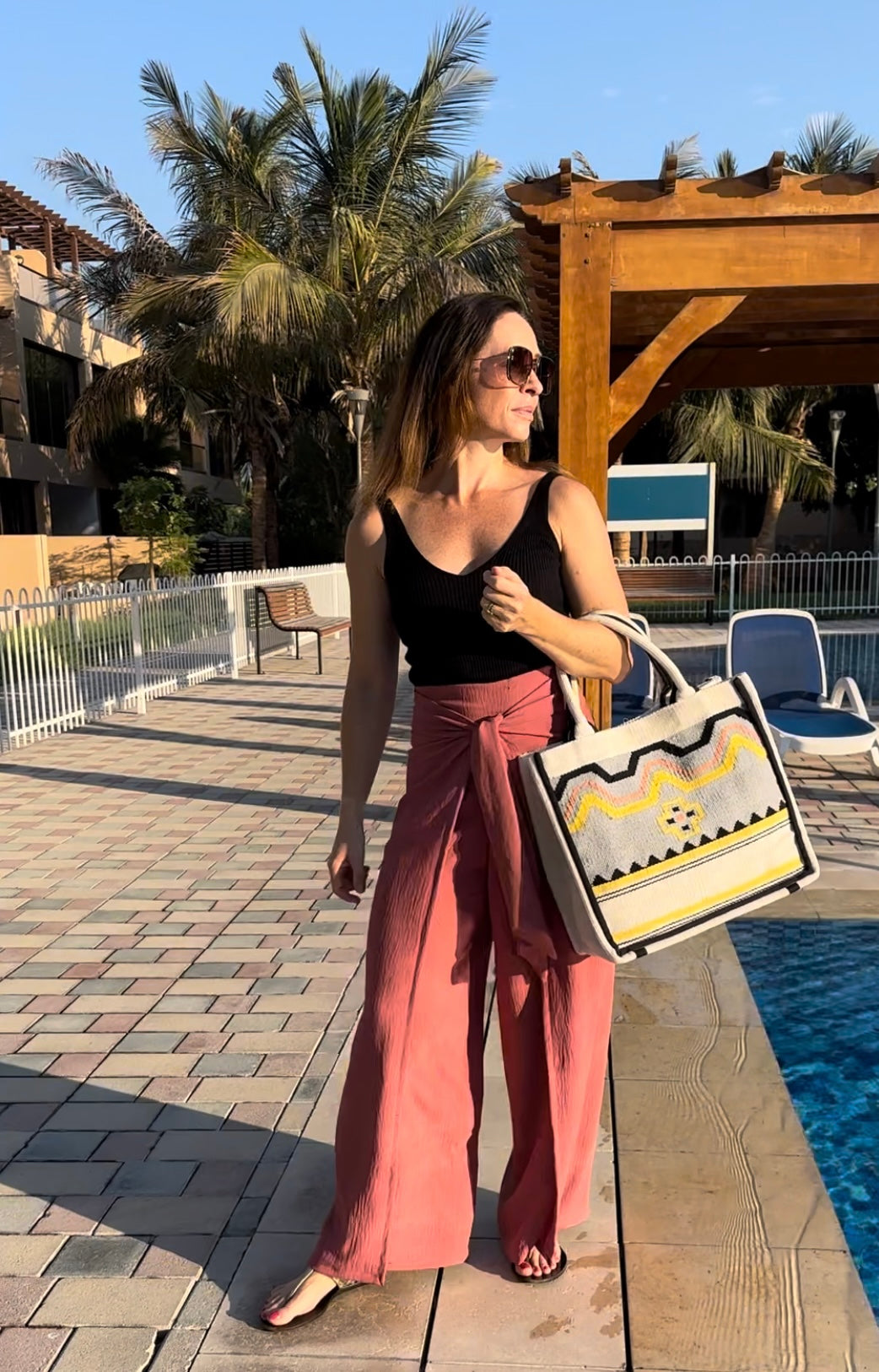 Kat + Em Pants & Tote of the Town Bag