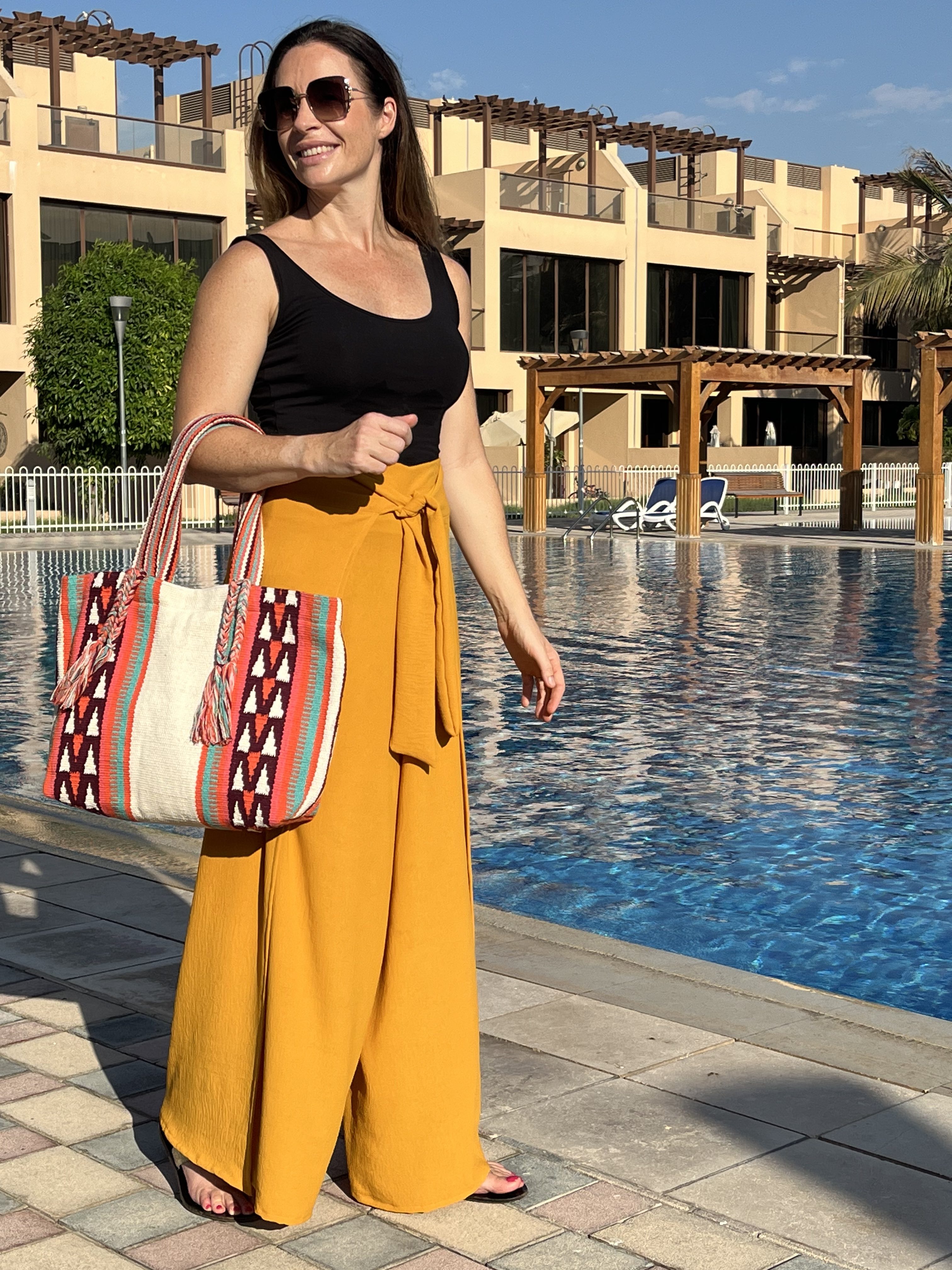 Kat + Em Pants & Palm Paradise Bag