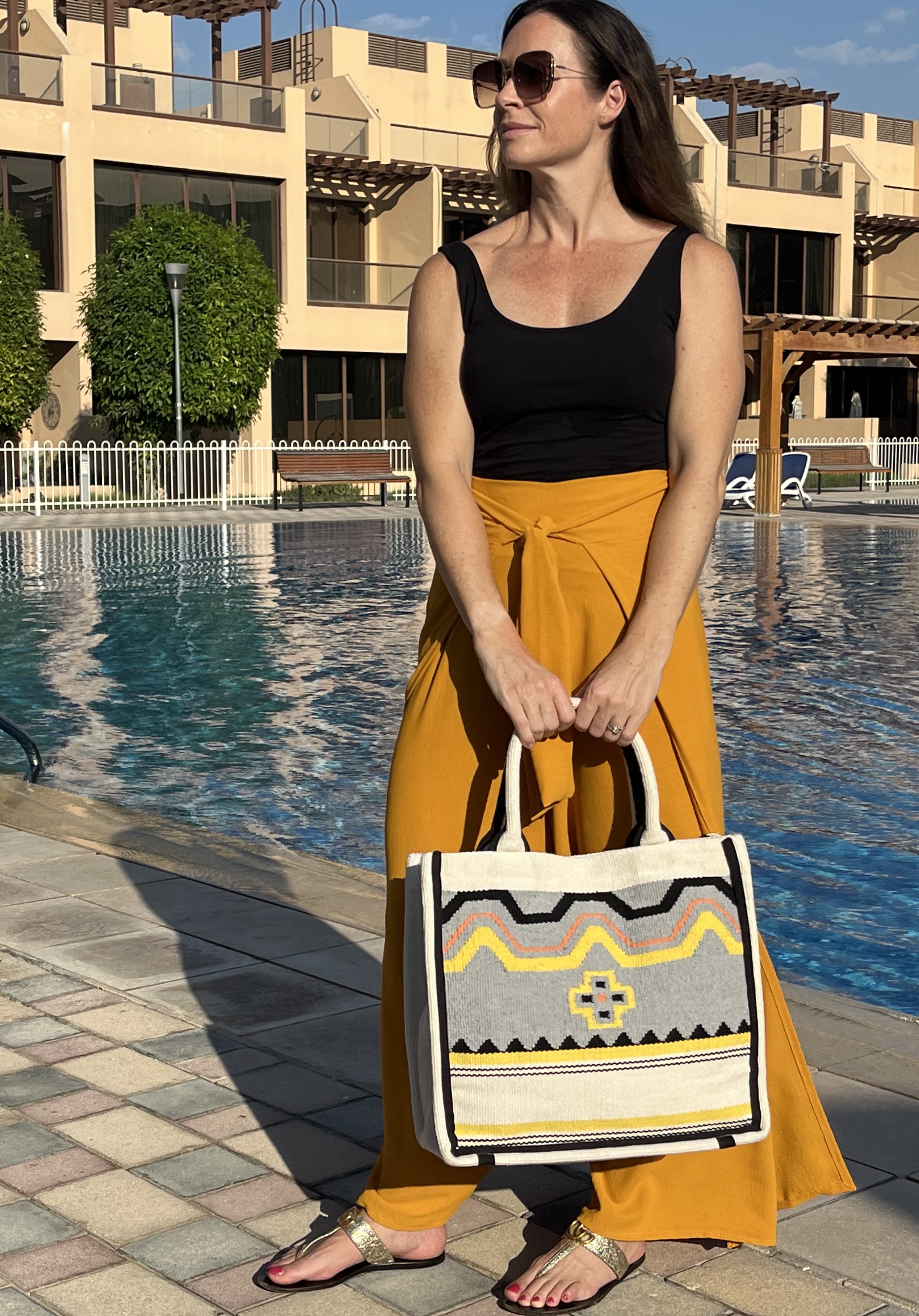 Kat + Em Pants & Tote of the Town Bag