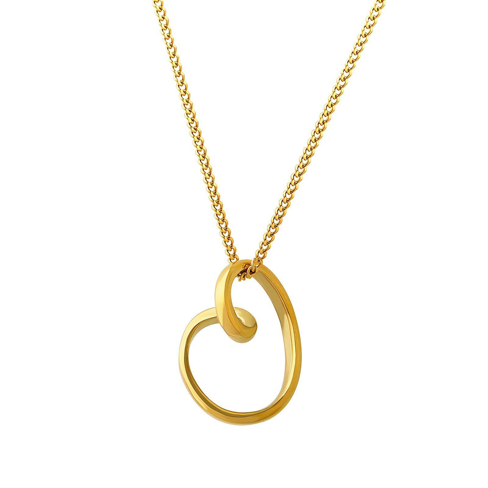 Round Trip Curl Necklace